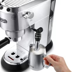 DeLonghi Dedica Deluxe Silver - EC685M -Coffee Machine Store 101331