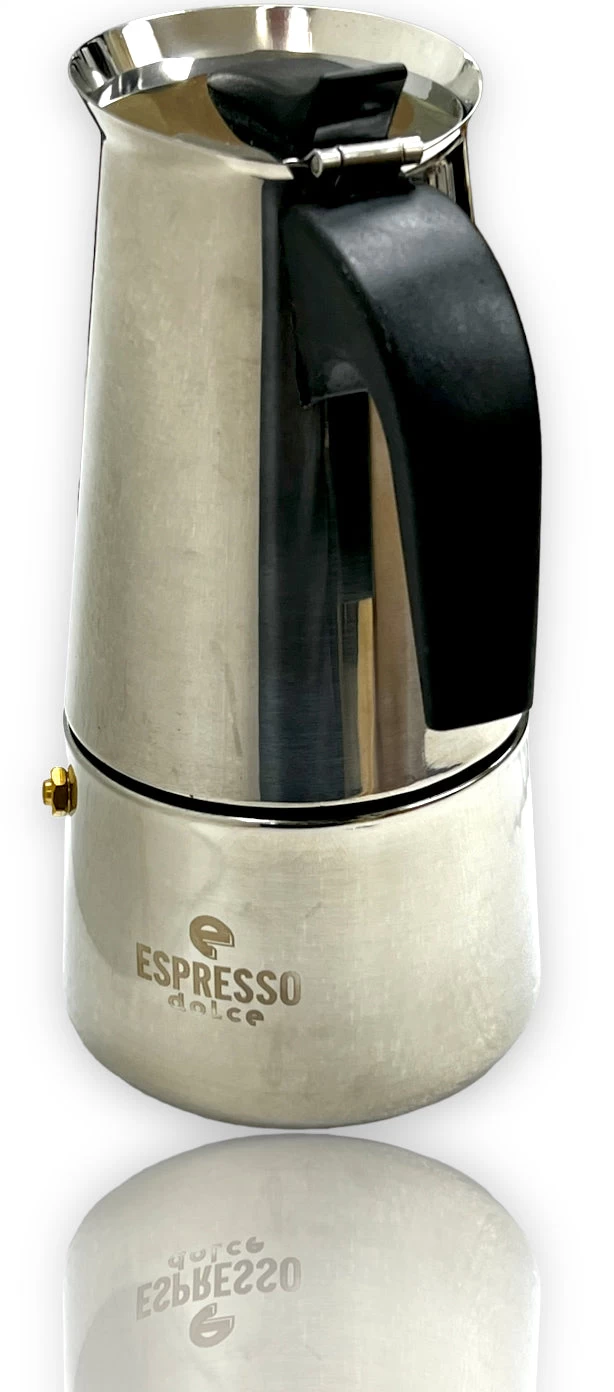 Accessories 6 Cup Stove Top Espresso Maker (Stainless Steel) W/ Logo 1 Accessories 6 Cup Stove Top Espresso Maker (Stainless Steel) W/ Logo