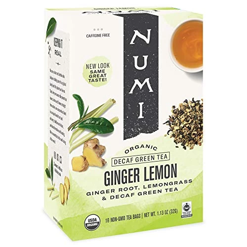 NUMI ORGANIC TEA GINGER LEMON 1 NUMI ORGANIC TEA GINGER LEMON