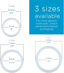 Milano 6/9 Cup Filter & Silicone Seals -Coffee Machine Store 71uVSU0 WbL. AC SL1500