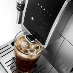 Delonghi Dinamica ECAM35025SB Automatic Coffee & Espresso Machine With Iced Coffee + Adjustable Milk Frother – Silver -Coffee Machine Store DeLonghi ECAM35025SB Coffee 700x 1