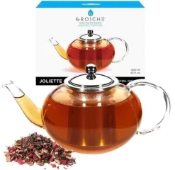 GROSCHE Joliette - 1250ml/42 Fl. Oz Glass Teapot