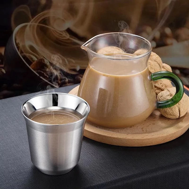 Accessories Double Wall Stainless Espresso Cup 2 Accessories Double Wall Stainless Espresso Cup - Image 2