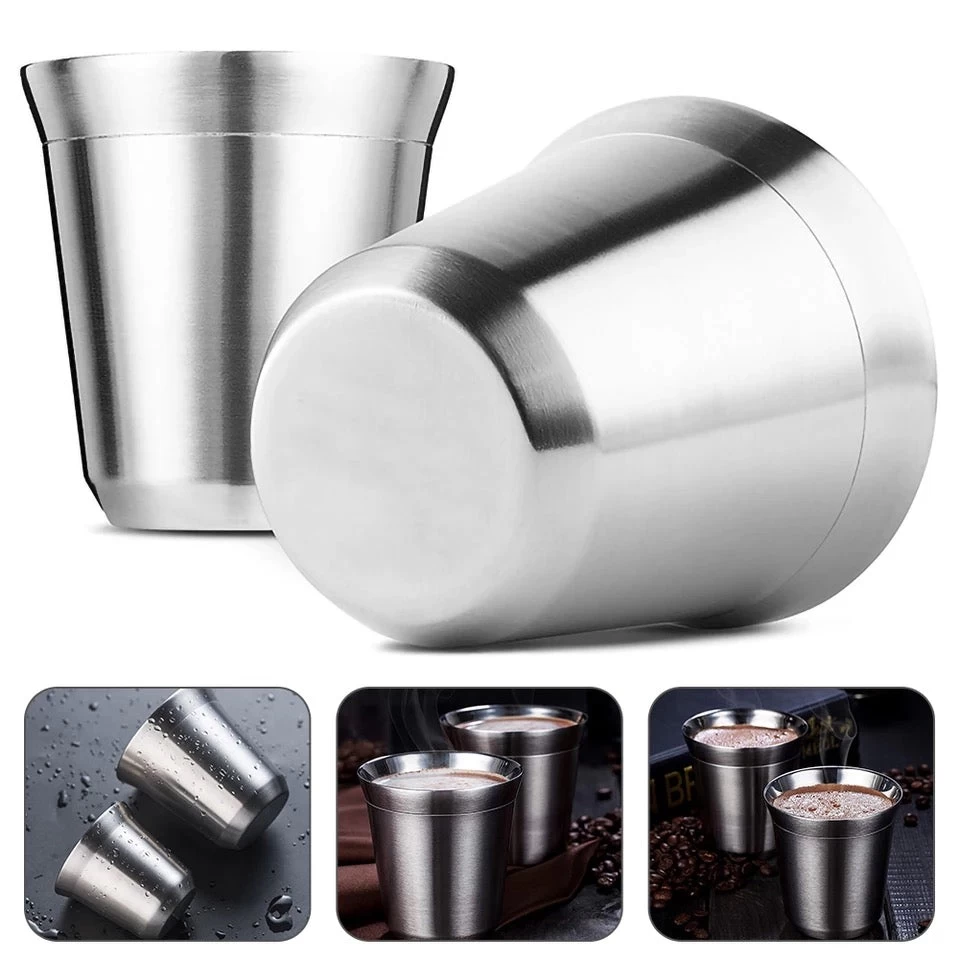 Accessories Double Wall Stainless Espresso Cup 5 Accessories Double Wall Stainless Espresso Cup - Image 5