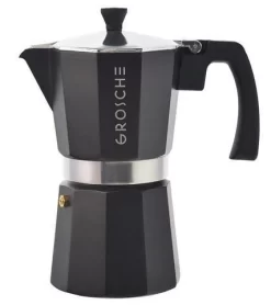 Accessories GROSCHE Milano Stovetop Espresso Coffee Maker Black 9 Cup Size