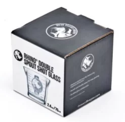 Accessories Rhinowares Double Spout Shot Glass -Coffee Machine Store RhinoShotGlass DoubleSpout 4