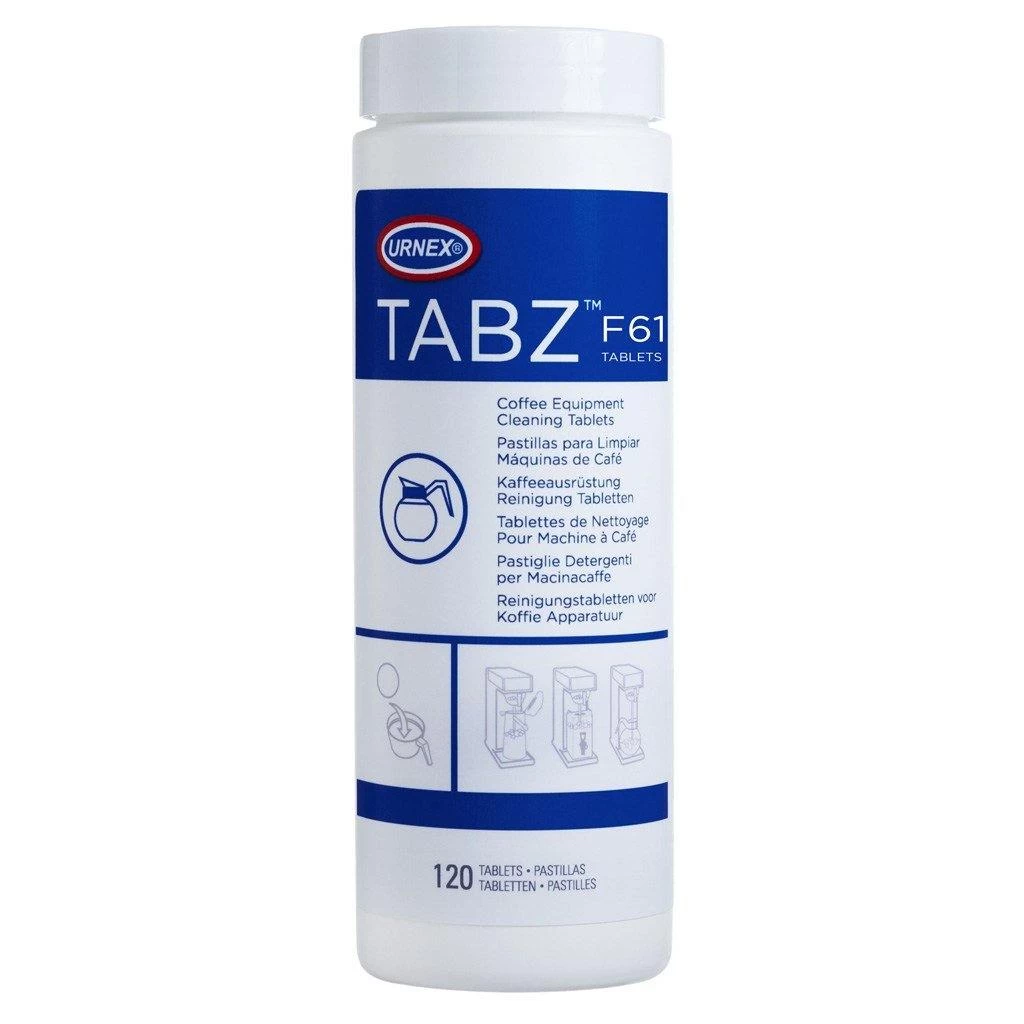 Urnex TABZ F61 Coffee Equipment Cleaning Tablets 120 Count 1 Urnex TABZ F61 Coffee Equipment Cleaning Tablets 120 Count