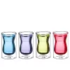 Accessories Glassware: GROSCHE Double Walled Istanbul Glasses - 4 X 90ml/3 Fl. Oz